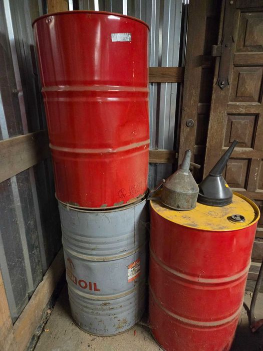 Beczki na paliwo metalowe 200l, kanister, beczka