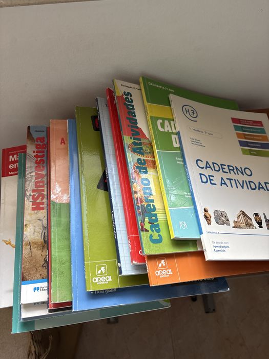 Livros de fichas e atividades de 7o ano