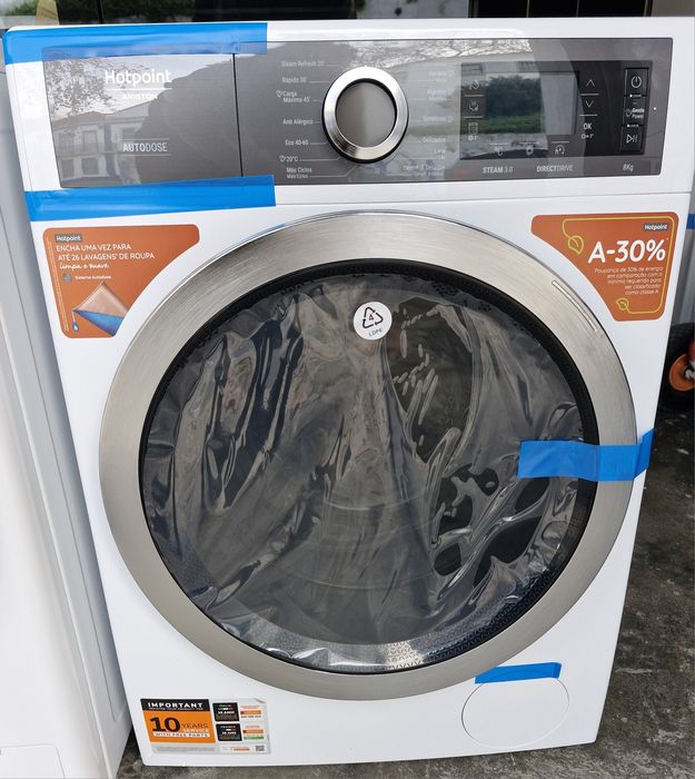 Máquina de lavar roupa Ariston hotpoint 8kg autodose