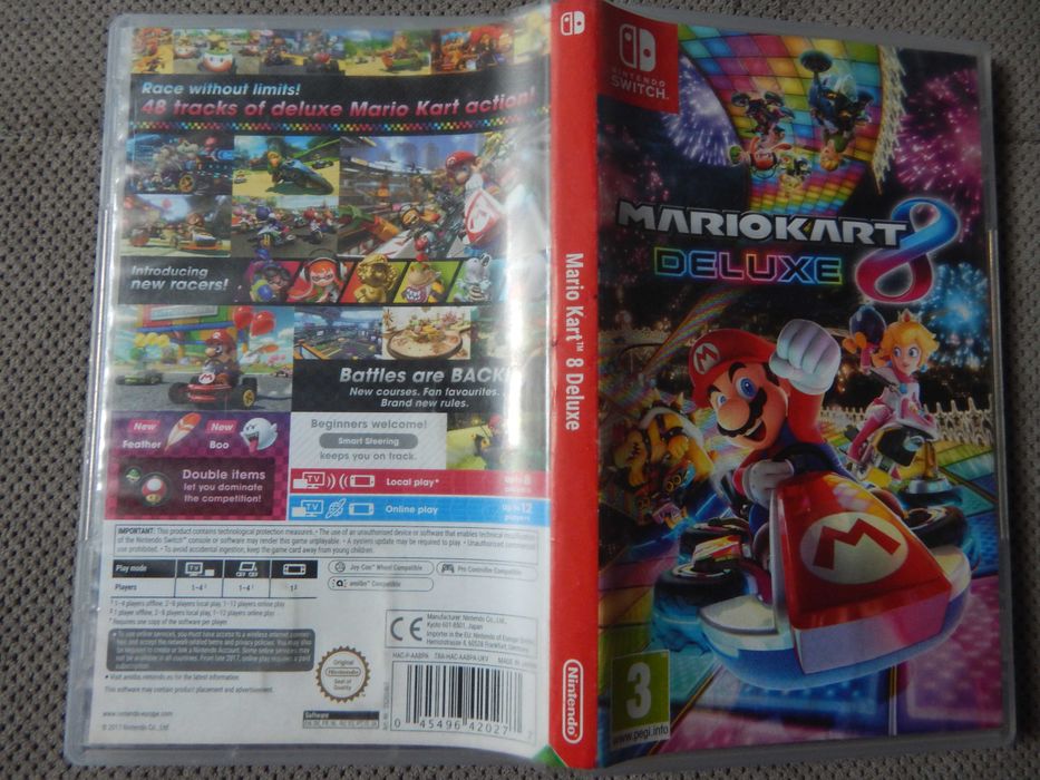 Mario Kart 8 Deluxe na Nintendo Switch - MEGA gra, online, super zabawa!