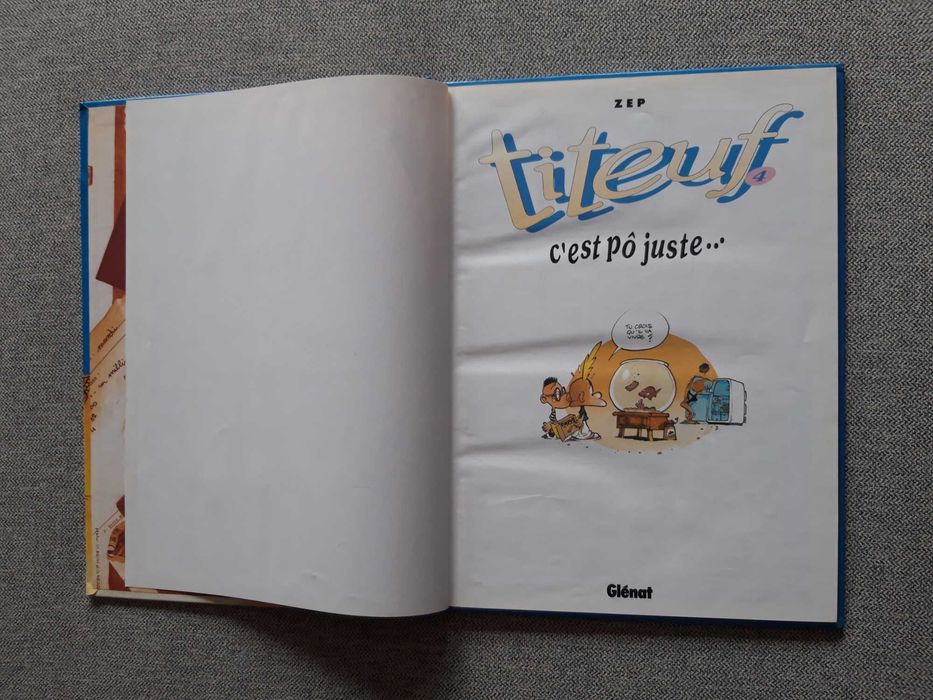 BD Titeuf "C'est pô juste..." de ZEP
