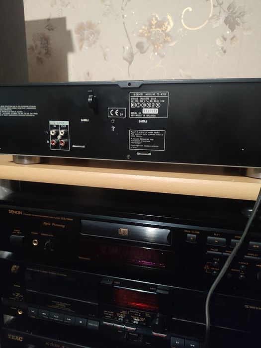 Кассетная дека sony TS-К315.