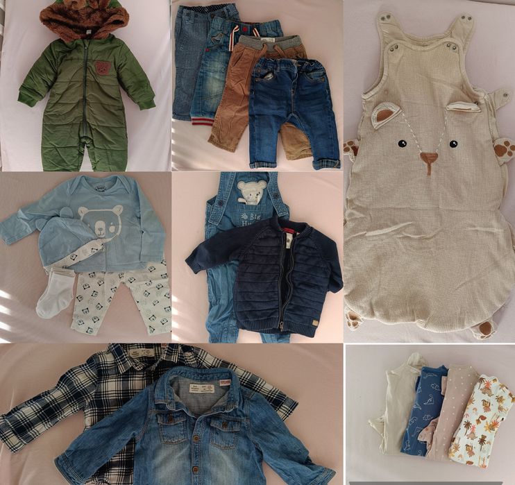 Roupa bebê menino 68-74cm