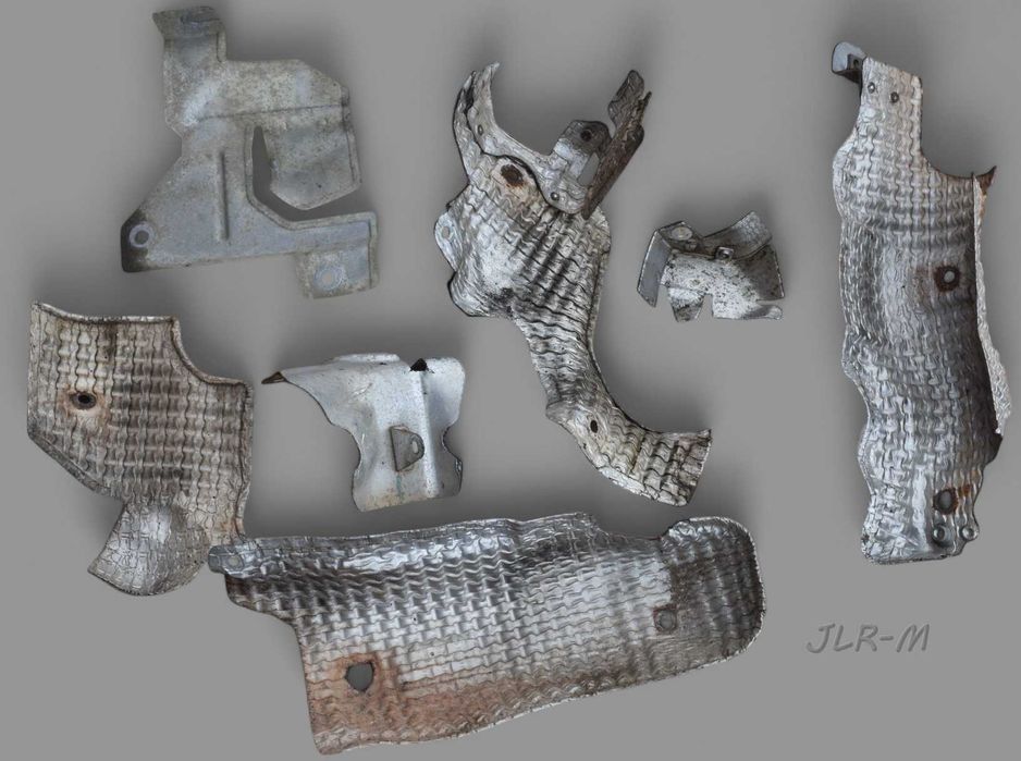 Osłony termiczne kolektora wydechu i inne Discovery 4 L319 3.0D