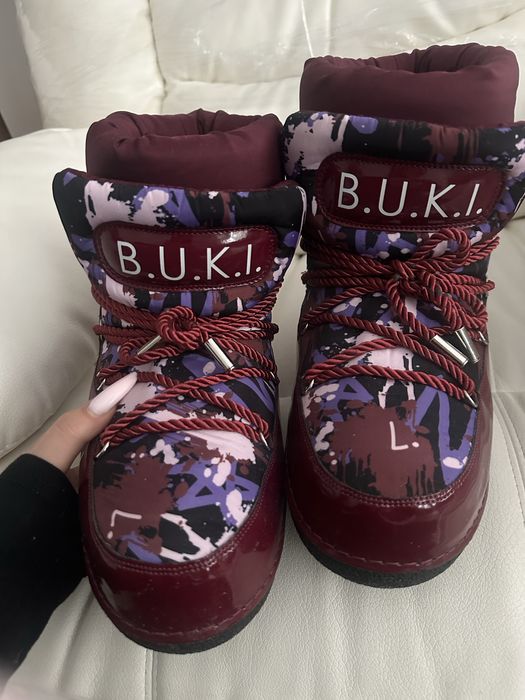 Moon boot луноходи снігоходи 38 бургунді 37  buki lapti