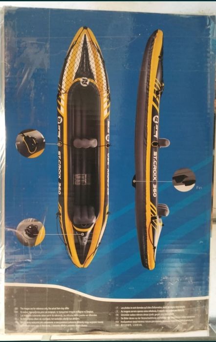 Caiaque insuflável para duas pessoas