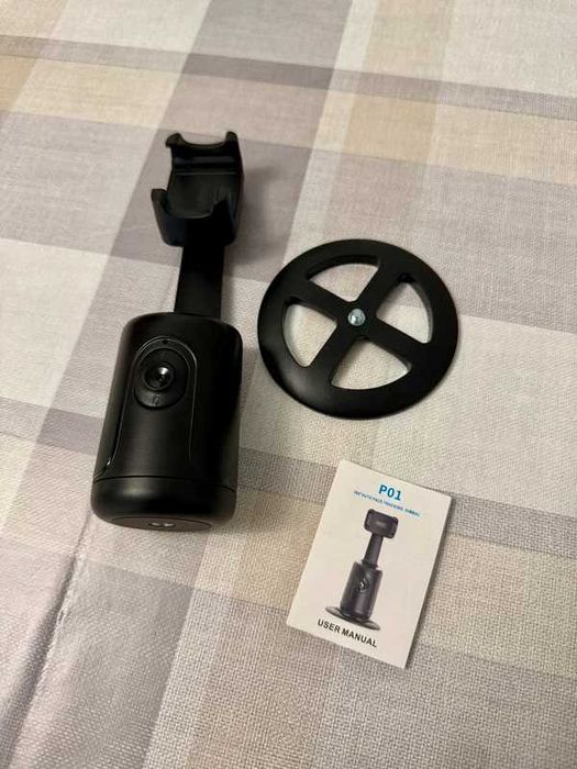 Suporte telemóvel P01 360 graus com rastreio facial