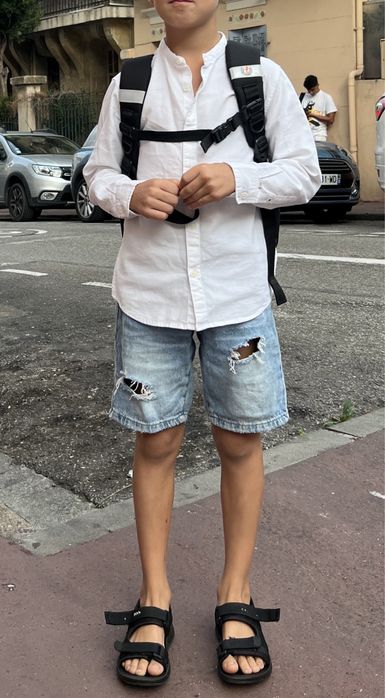 Біла сорочка zara на зріст 120см 6-7 років