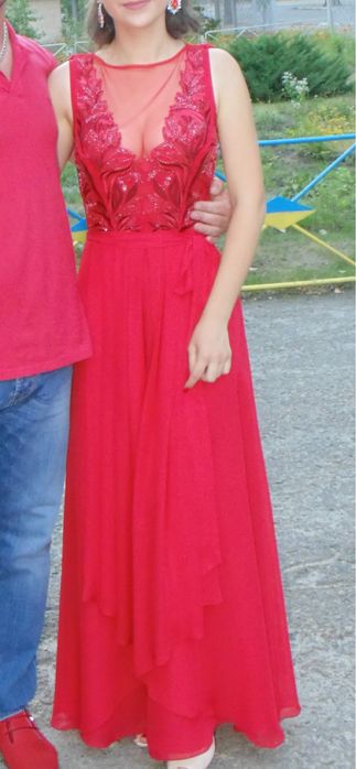 Випускна/святкова сукня р.S, зріст 163+10 см підбори