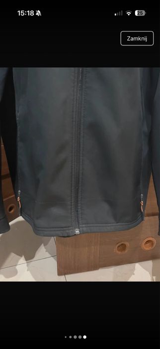 Czarna kurtka męska typu softshell Elevate Life Langley rozmiar XL