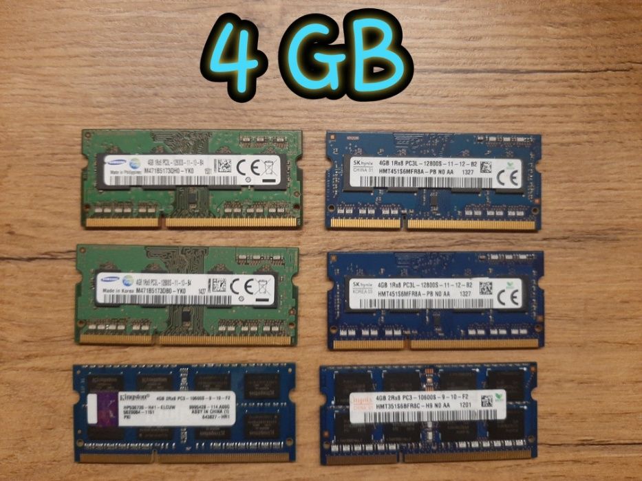 Kości ram do laptopa