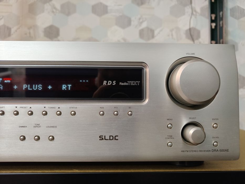 Amplituner Denon DRA-500AE srebrny