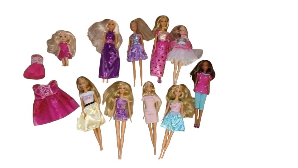 10 lalek barbie dla dziewczynki