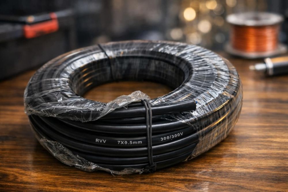 Przewód siedmio żyłowy do przyczep lawet