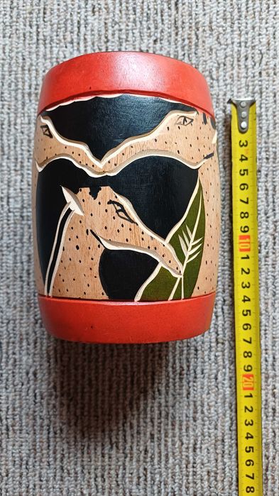 Copo/Vaso para lápis - Arte Africana (Moçambique)