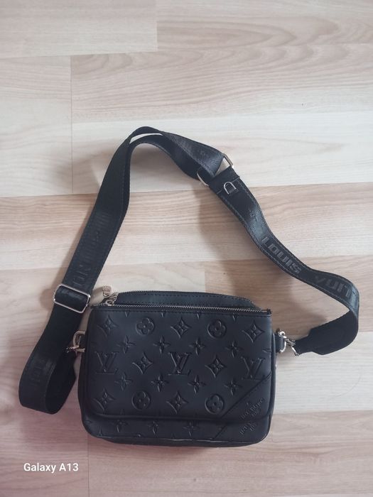 Louis Vuitton monogram czarna torebka na ramię