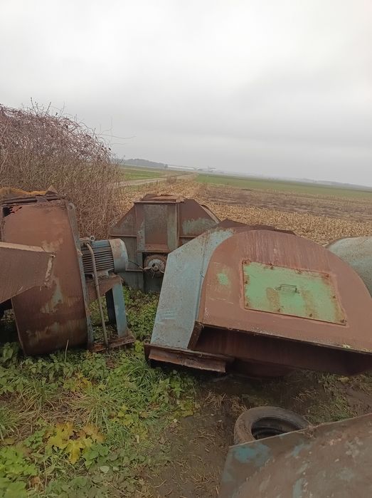 Wentylatory od suszarni 18.5kw 4 szt blachy do poprawy dmuchawy