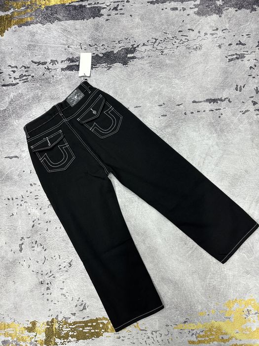 ‼️True Religion Black / S M L XL XXL / Штаны Мужские Джинси широкие