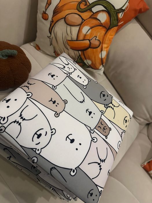 Panel ścienny tapicerowany misie