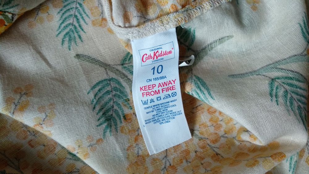 Рубашка Cath Kidston мимоза лен S р 10