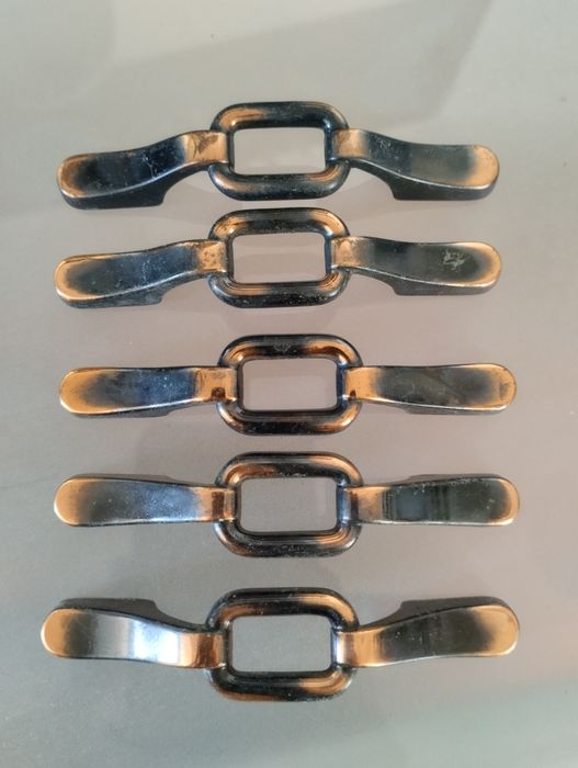 Conjunto Puxadores vintage em metal