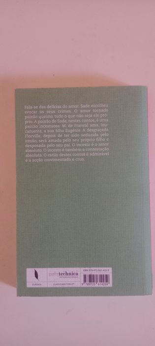 Os crimes do amor, Marquês de Sade