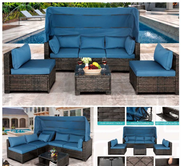 CONJUNTO DE JARDIN SUPER SUPER BARATO NOVO 280X280   ENVIO GRATIS PAGA NA ENTREGA
