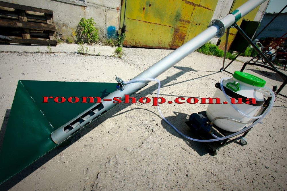 Шнековый транспортер, погрузчик, перегрузчик, протравитель сямян, шнек