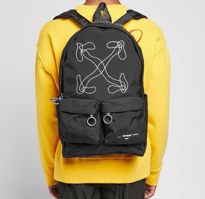 Off-White рюкзак Shell heron bape chrome island чорний