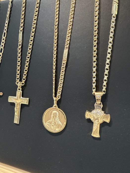 Nowe złote Łańcuszki i Przywieszki Pr. 585 14K