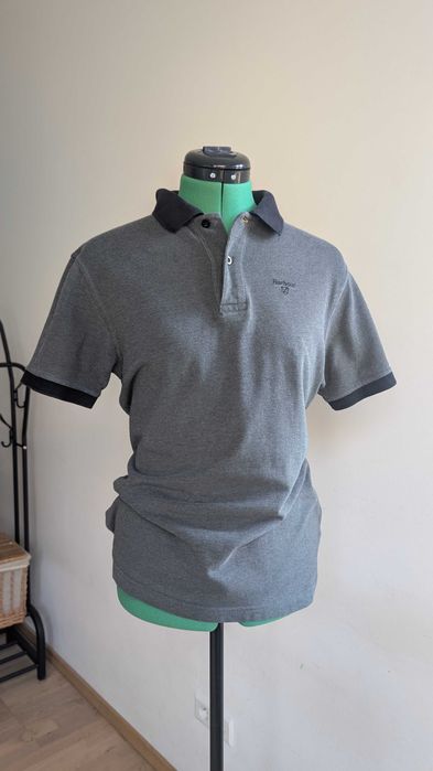 Oryginalna koszulka polo Barbour | 100% Bawełna | Rozmiar M