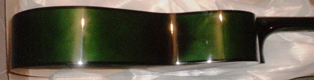 Guitarra clássica 4/4 verde e set