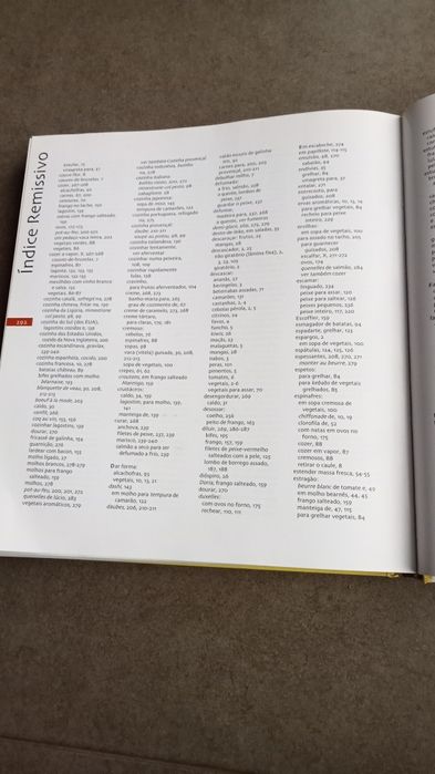 Livro culinária de capa dura