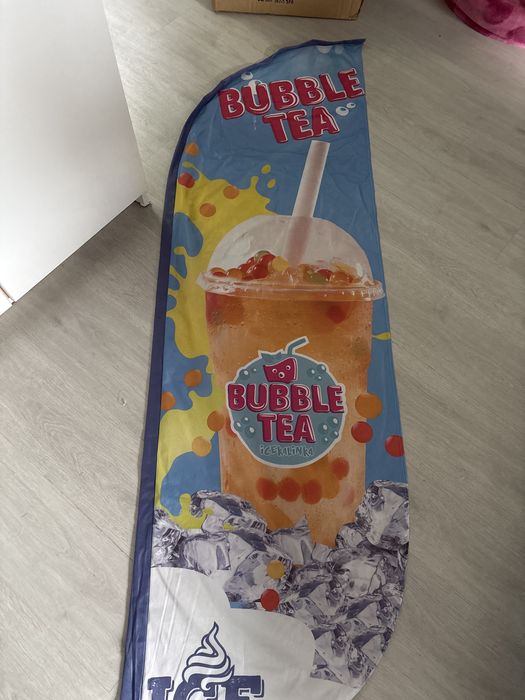 Flaga baner Bubble tea