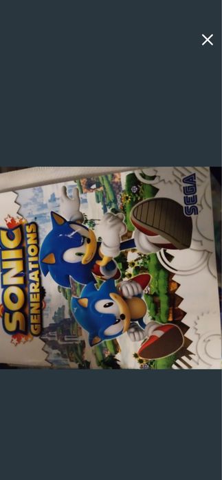 Manual jogo Ps3 Sonic Generations