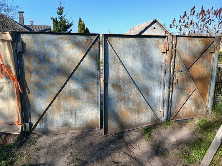Ворота сталеві+ хвіртка