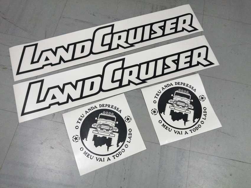 Autocolantes/Decals LandCruiser para Jipe Toyota BJ40