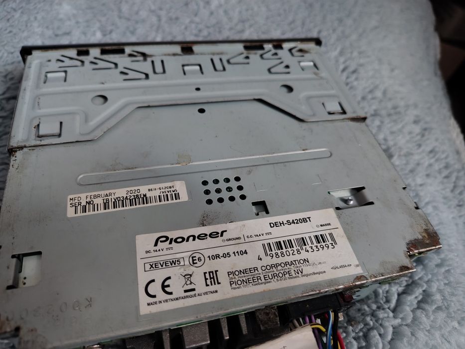 Магнітола Pioneer DEH-S420BT 1din Bluetooth