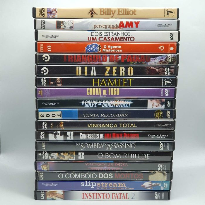 Lote 25/2 - Pack de 18 Filmes em DVD - Ref.VI