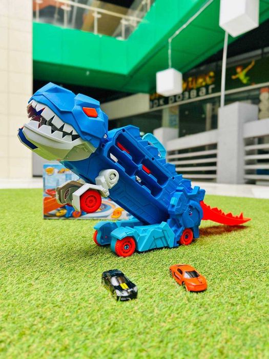 Мега-трансформер Dino (Дино-трек). Трейлер-автовоз з треком