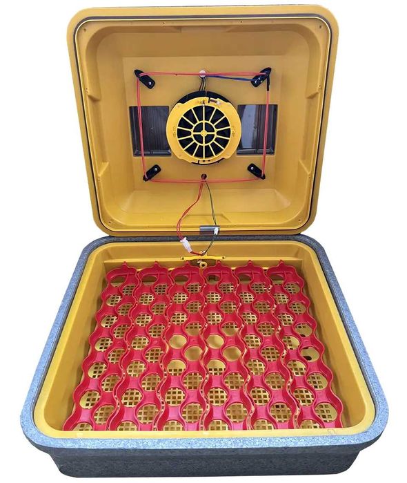 Інкубатор  автомат Теплуша Euro 88 PRO (220/12в) комбінов. (2 лотки)