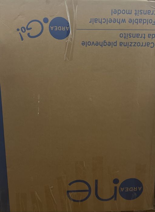 Cadeira de Rodas  Dual de aço para Deslocações e Apoio de Pés Dobrável