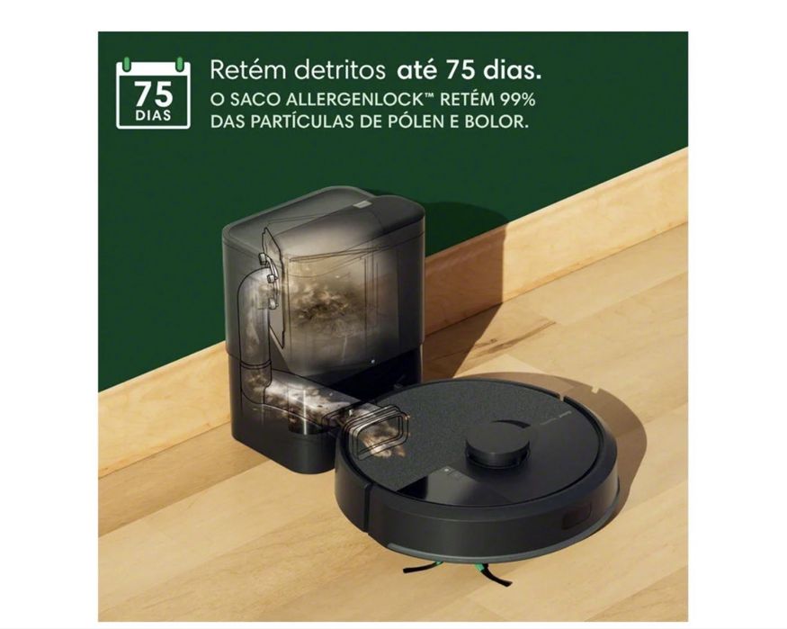 Robo aspira e lava sozinho