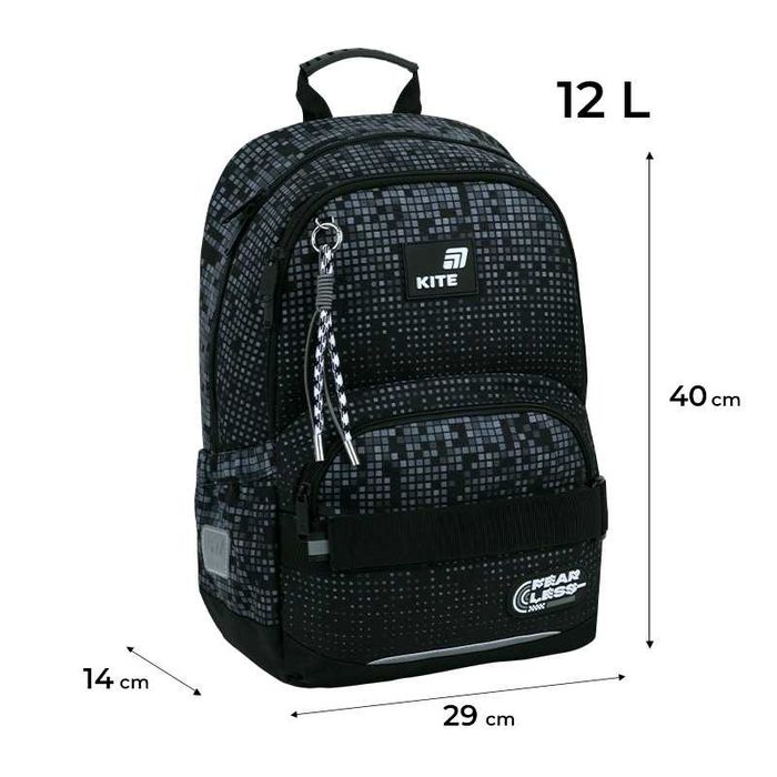 Шкільний рюкзак Kite Fearless K26-585M-3  подарунок пенал та олівці