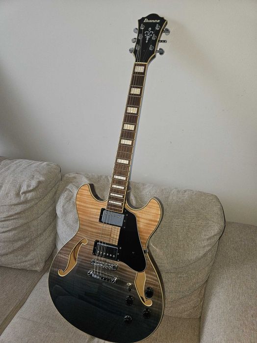 Gitara Elektryczna Ibanez as73 Indigo Fade (hollow body)