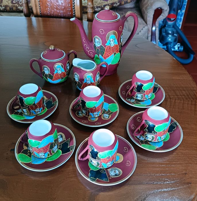 Serviço em porcelana japonesa Satsuma