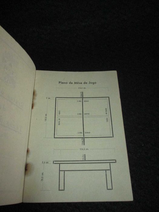 Brochura Regras Oficiais de Ténis de Mesa Ping-Pong