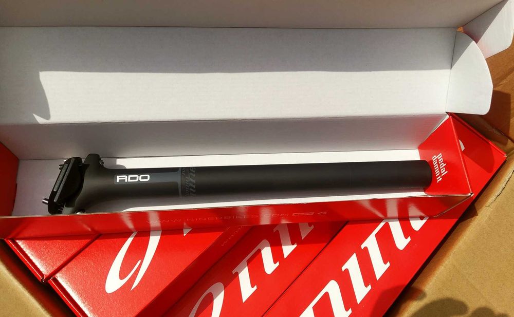 -71% NOWA Sztyca karbonowa 30,9mm x 370mm z jarzemkiem Niner CARBON FV