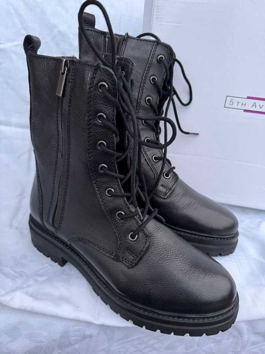 кожаные ботинки полусапоги 5Th Avenue р. 40