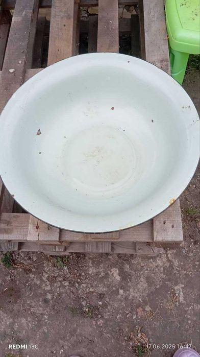 Таз миска эмалированная Большая 12 л.